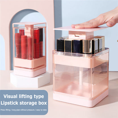 Pressande Design Transparent Kosmetiska Display Cases Förvaring
