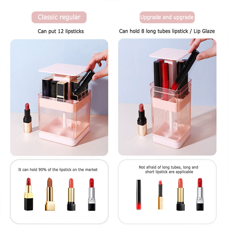 Pressande Design Transparent Kosmetiska Display Cases Förvaring