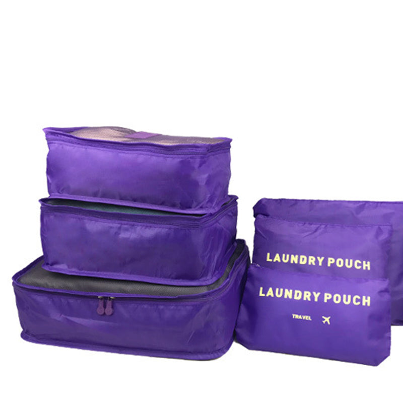 Bärbara kuber för bagagepackning - 6 delar