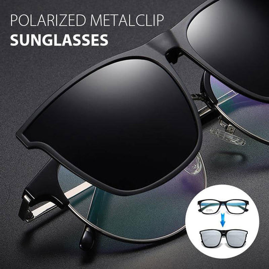 Nya polariserade Clip-on Flip Up-solglasögon